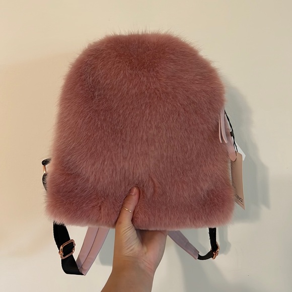 faux fur mini julian backpack Faux Fur Mini Julian Backpack